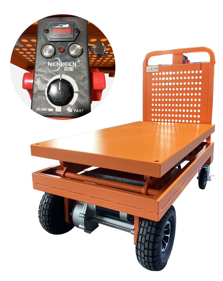 What are the advantages of electric platforms hand  carts?